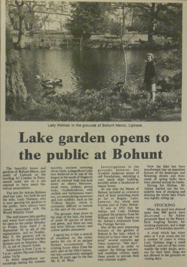 Newspaper clipping 8th April 1976